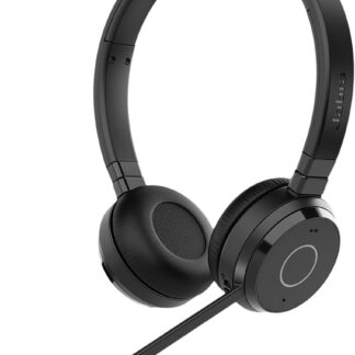 Jabra Evolve 65 TE (Third Edition) Wireless Dual-Ear Headphones - Noise-Canceling Mic, 16 hrs Battery Life, Dual Connectivity, MS Teams Certified, Supports Other Platforms, Black